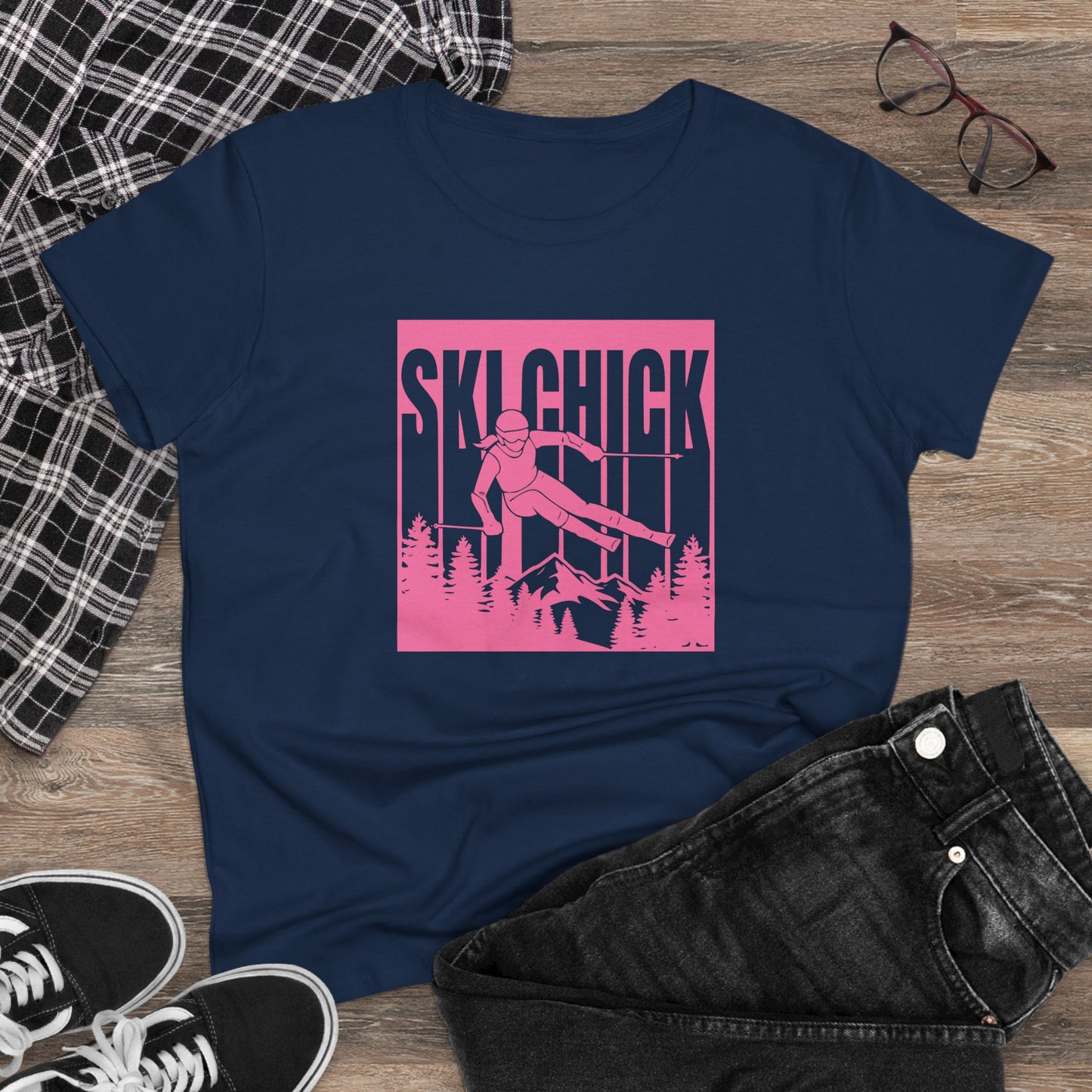 SKI CHICK FLY - Ski T