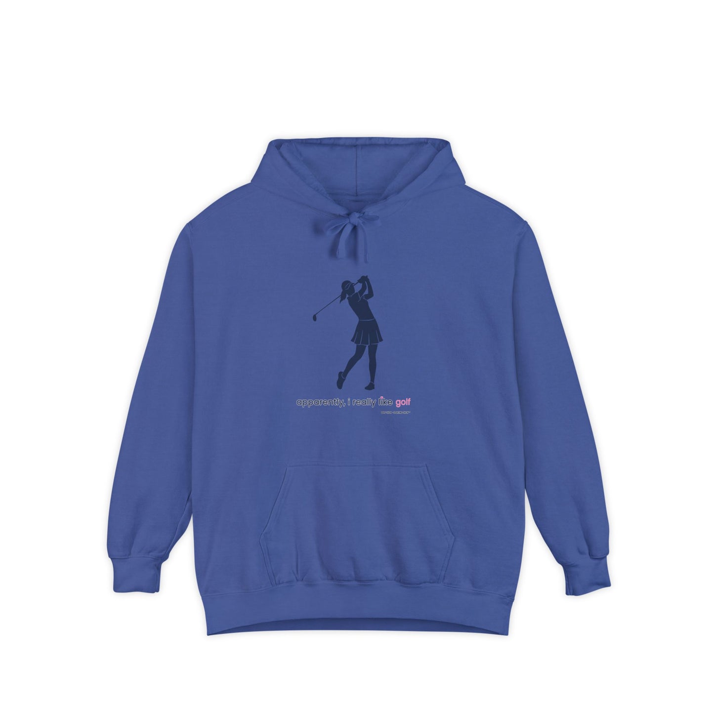 apparently i really like golf - Hoodie (blue)