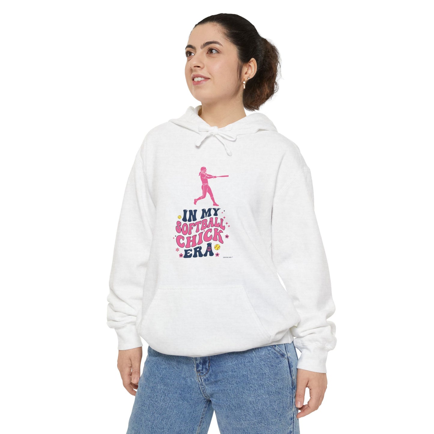 Softball Chick Era - Hoodie (pink)