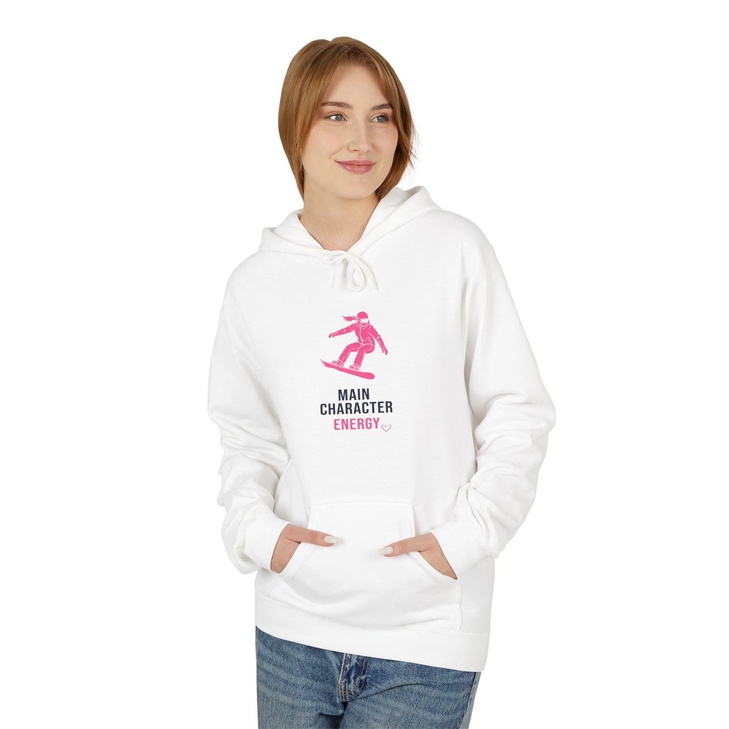 Main Character Energy - Snowboard Hoodie
