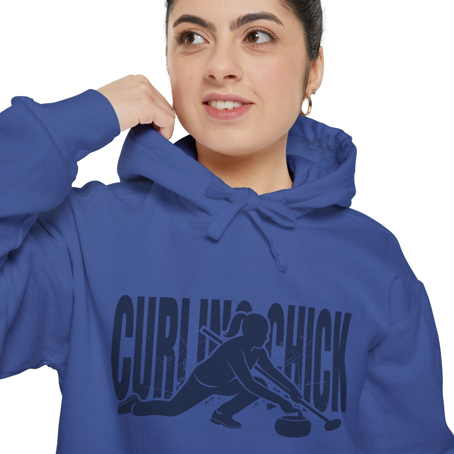 CURLING CHICK - Curling Hoodie
