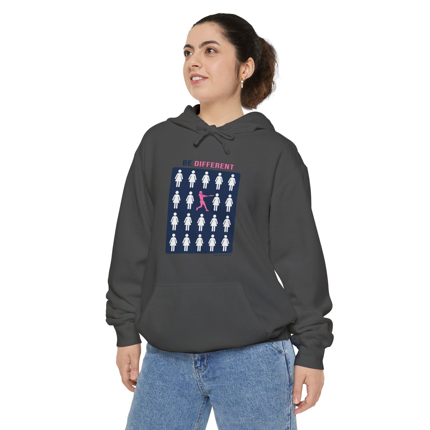 Be Different Hoodie — Softball Chick