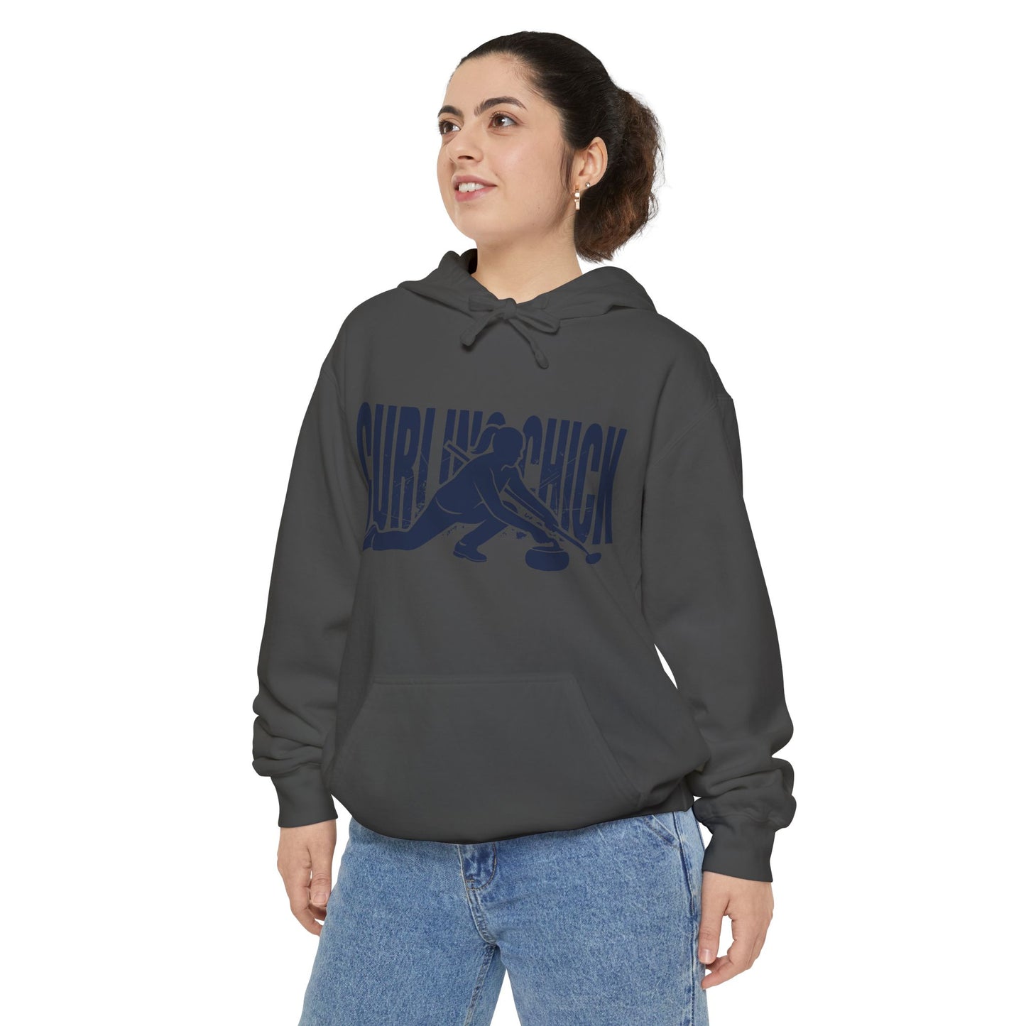 CURLING CHICK - Curling Hoodie