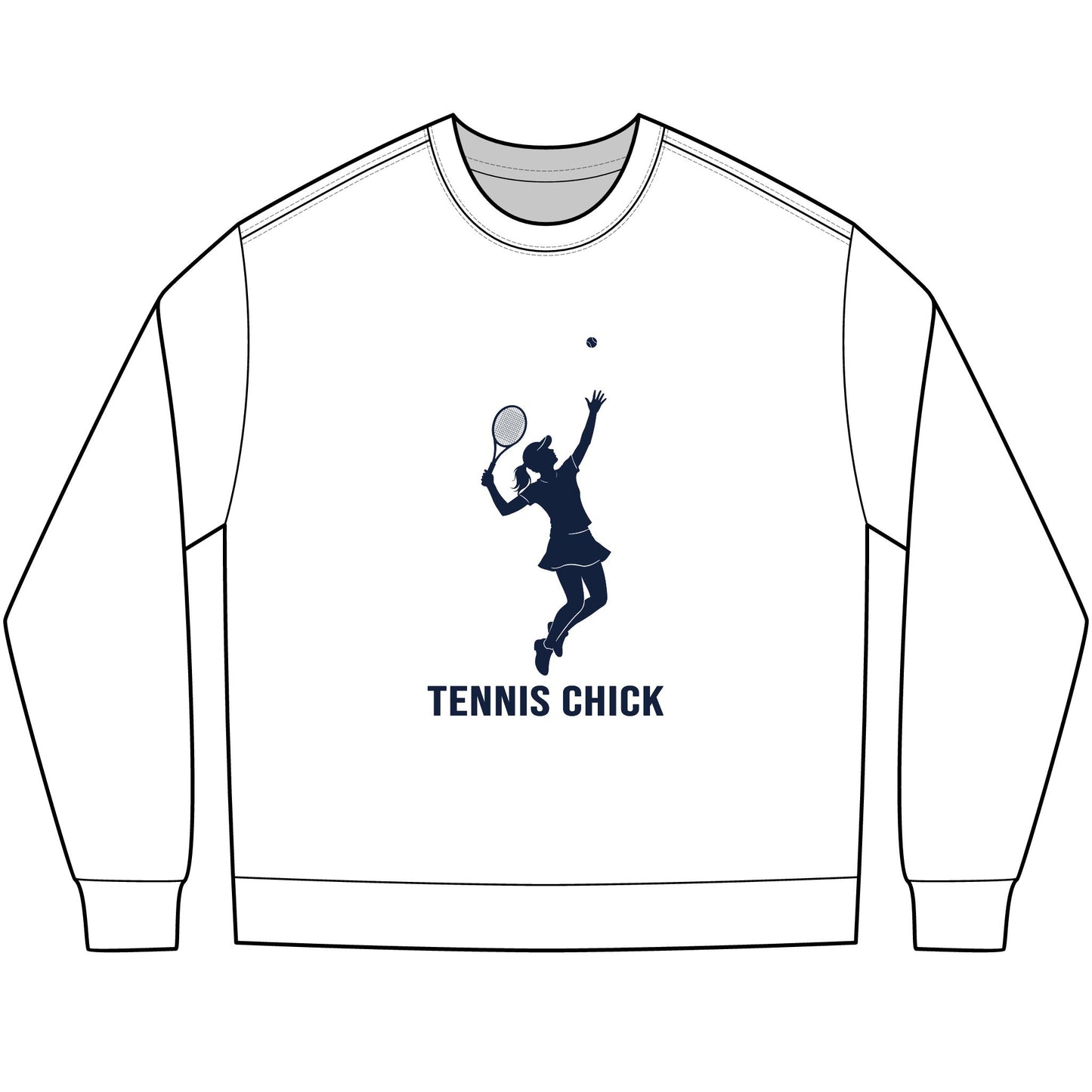 Tennis Chick - long sleeve