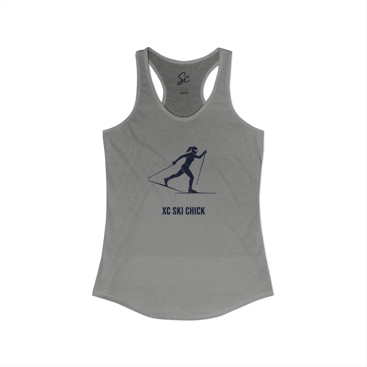 XC Ski Chick - XC Ski Racer Back Tank