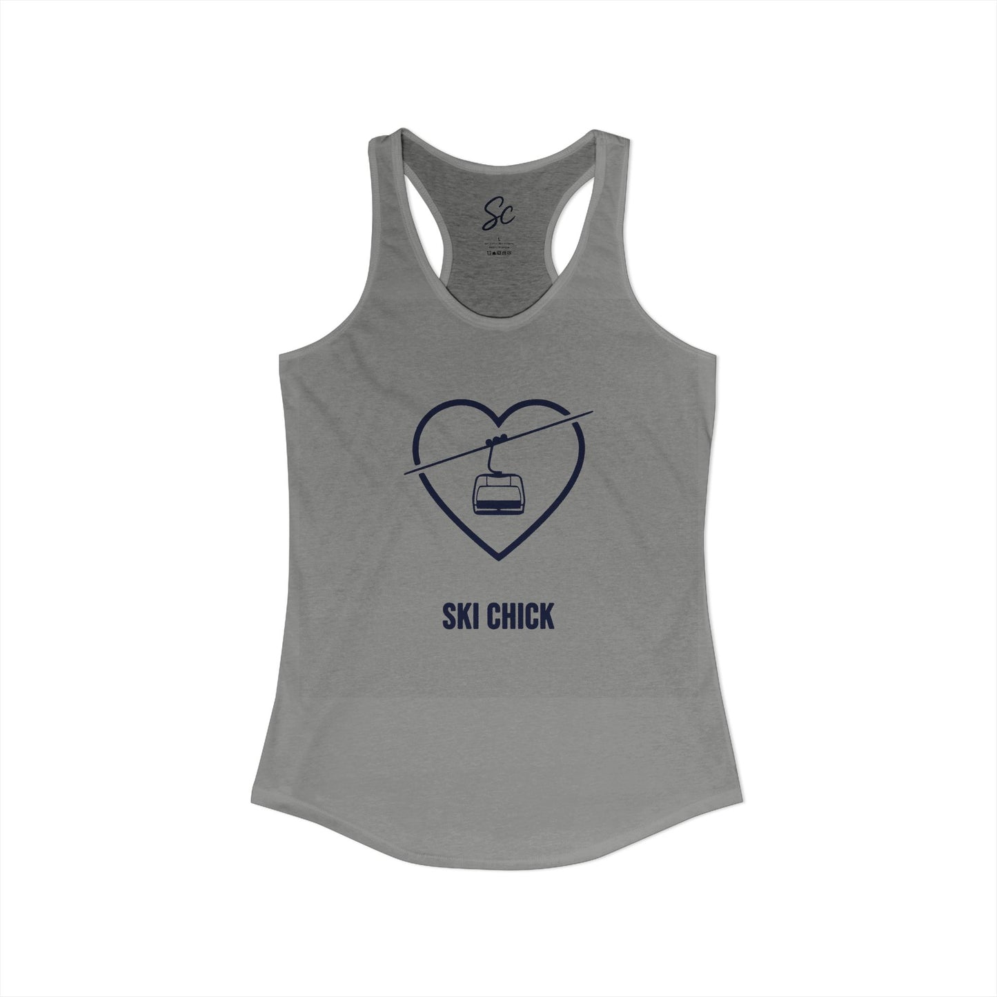 Love - Ski Racer Back Tank