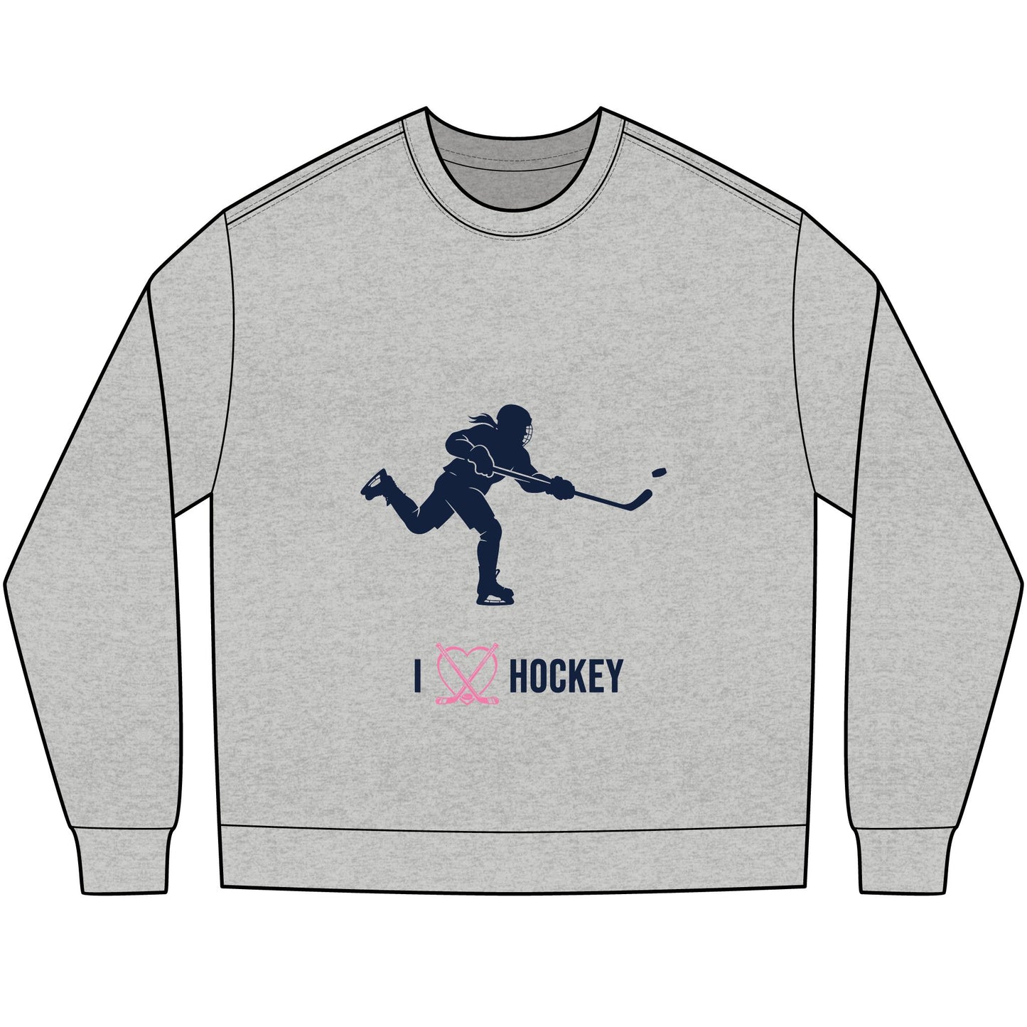 I heart Hockey - Long Sleeve Tee