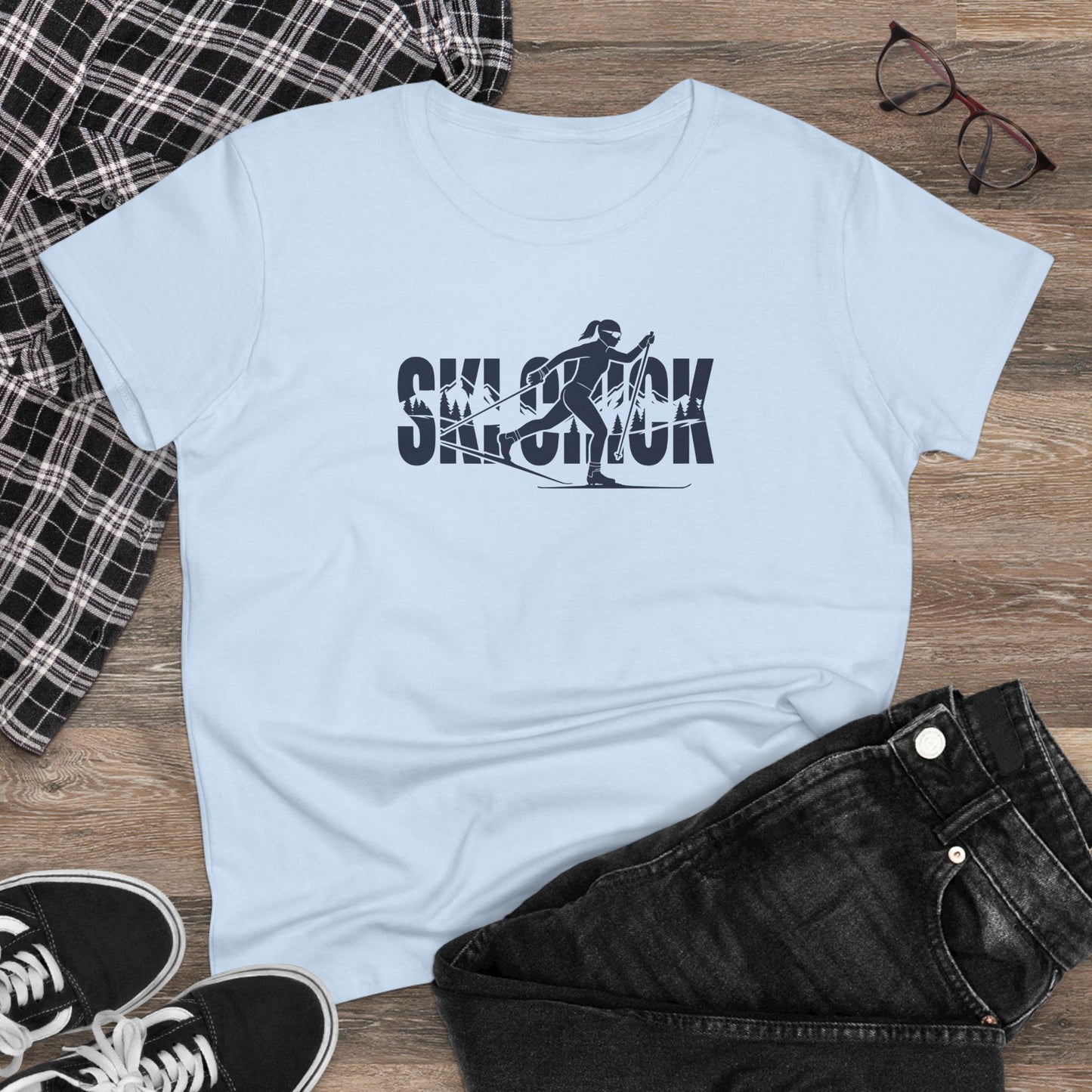 SKI CHICK - Cross Country Ski T