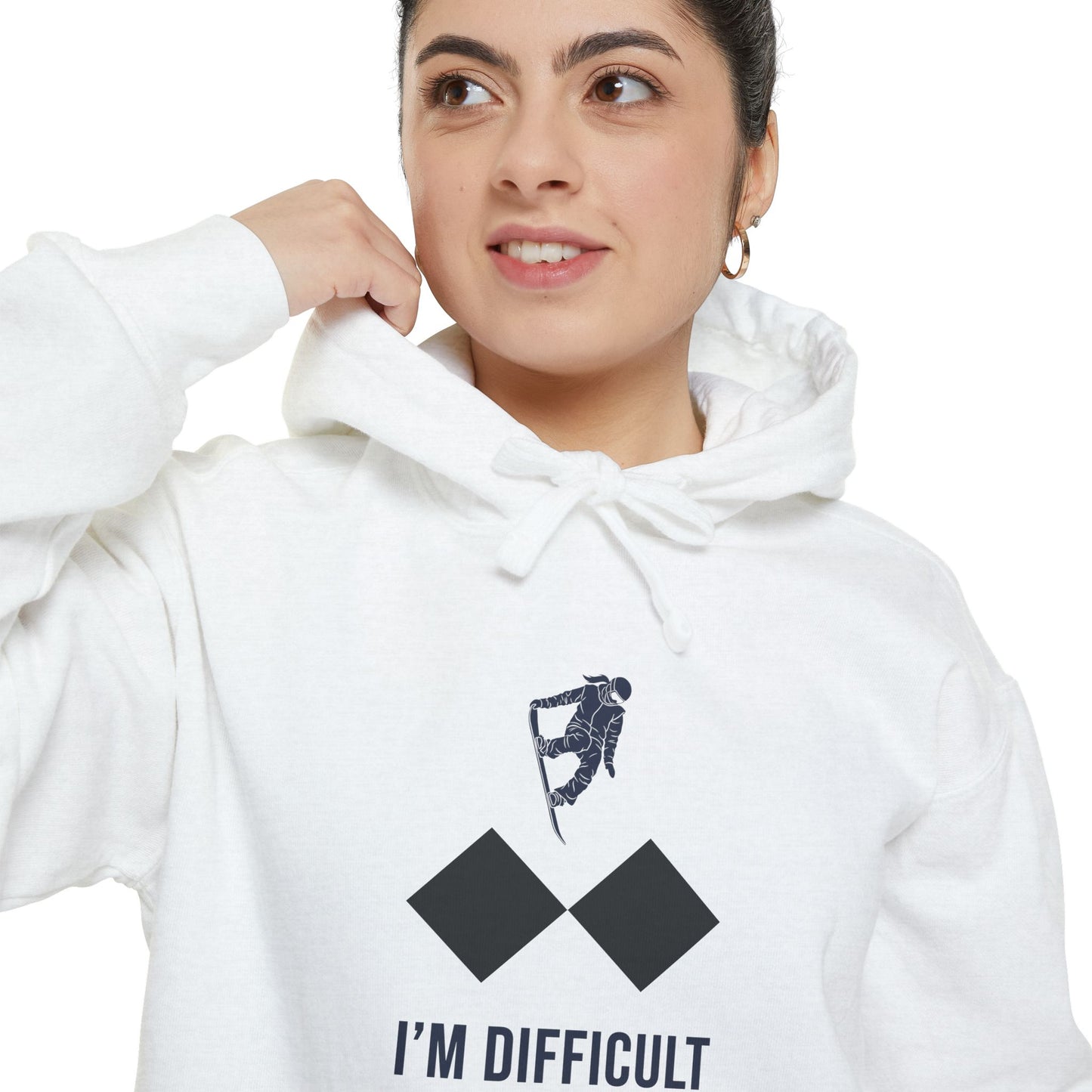 I'M DIFFICULT - Snowboard hoodie