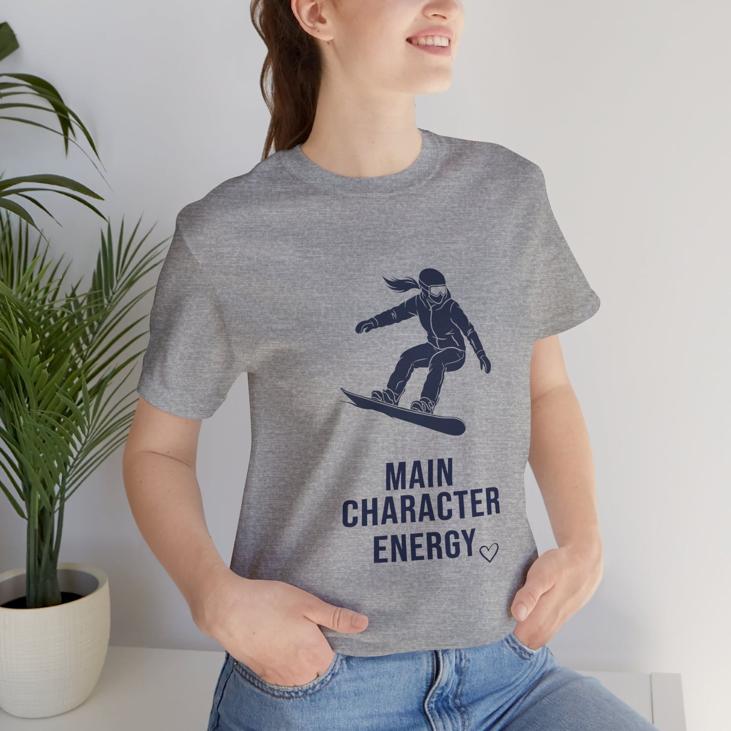Main Character Energy - Snowboard T