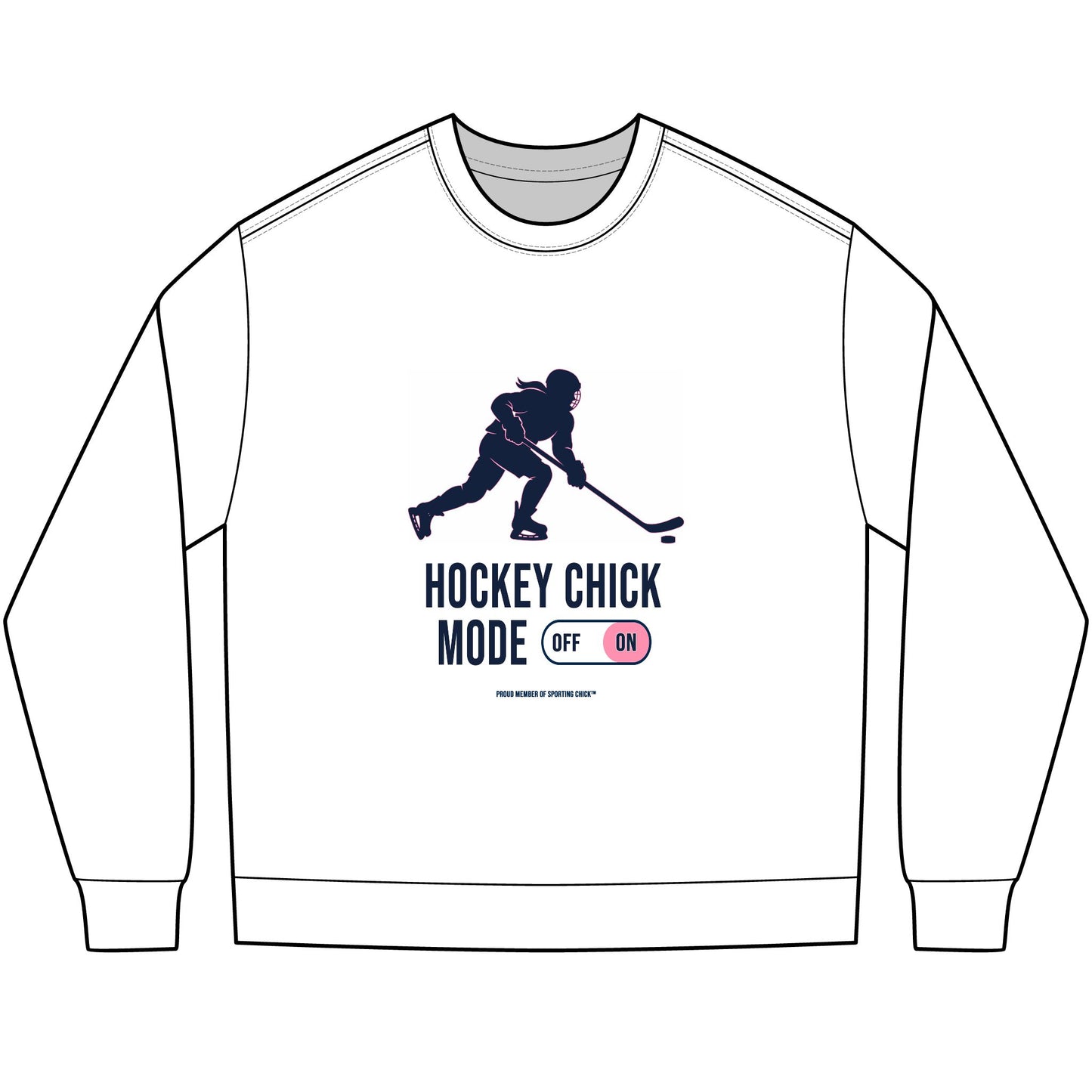 Hockey Chick Mode - long sleeve