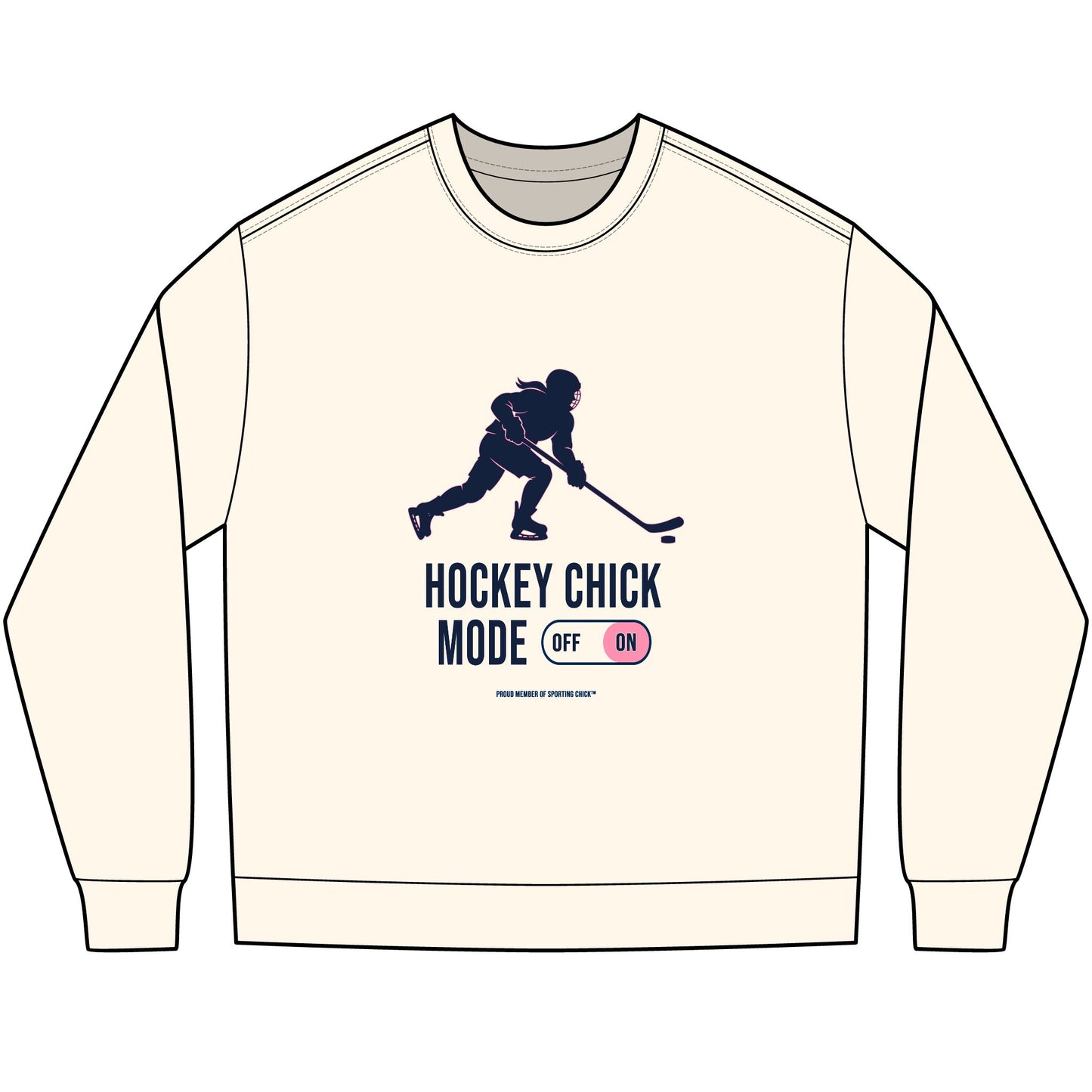 Hockey Chick Mode - long sleeve