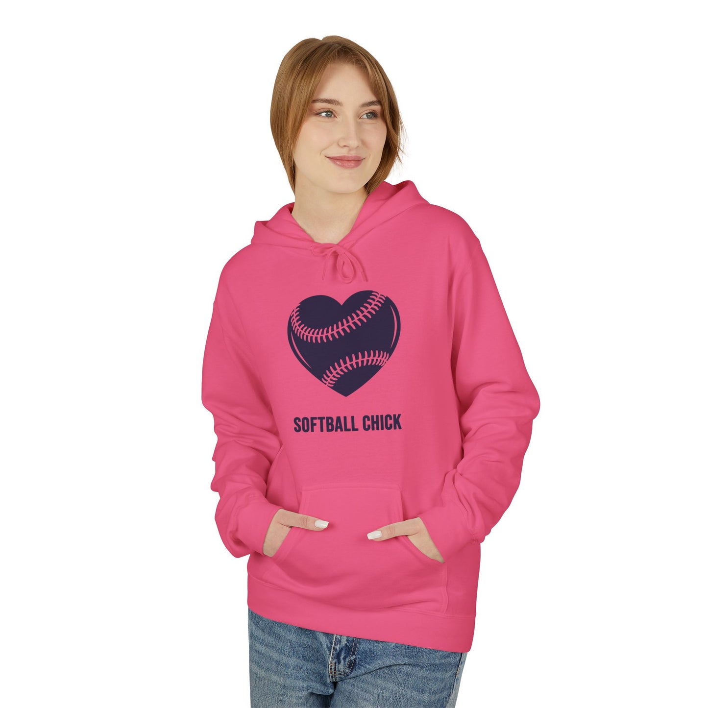 Love - Softball Hoodie