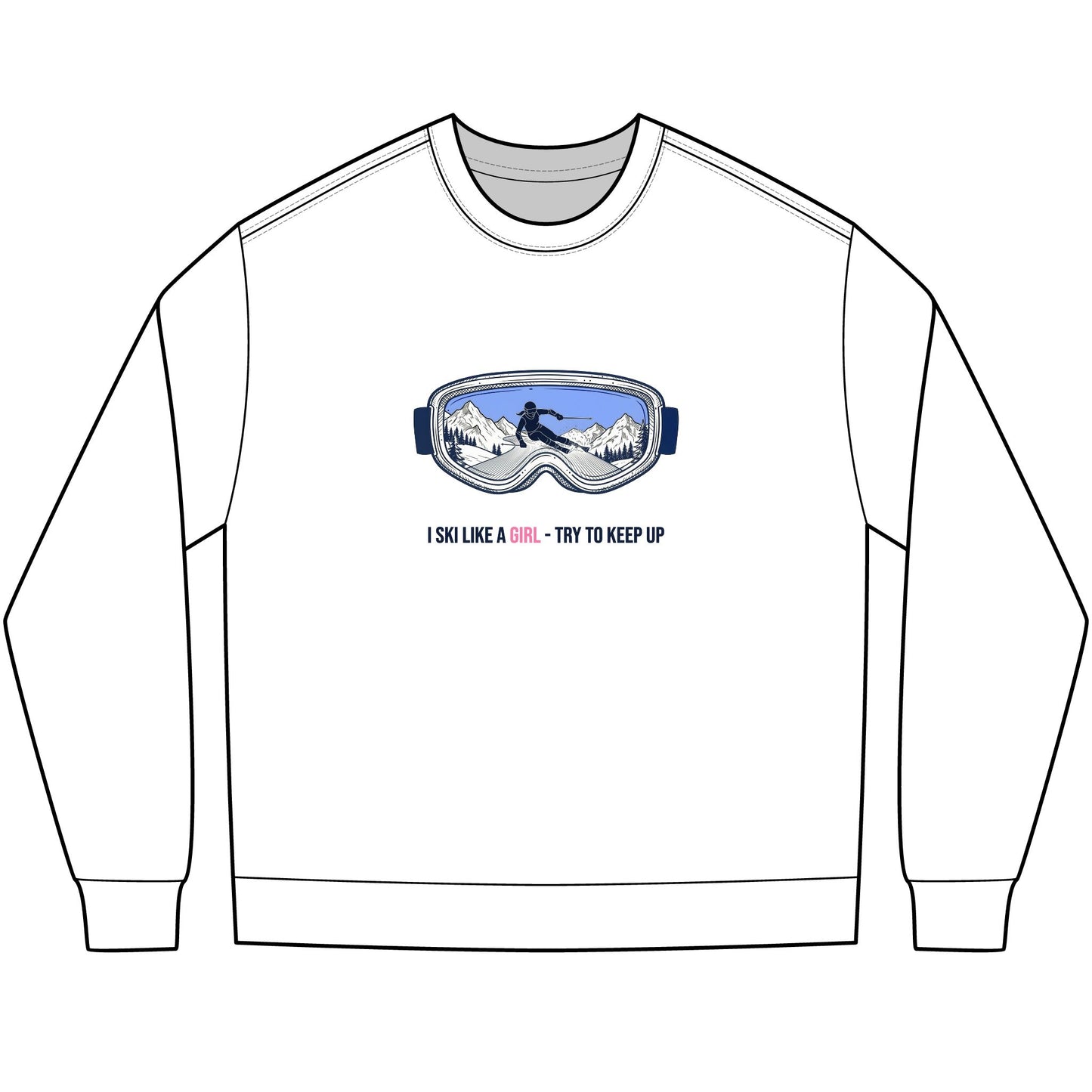 Ski Like a Girl - Ski long sleeve