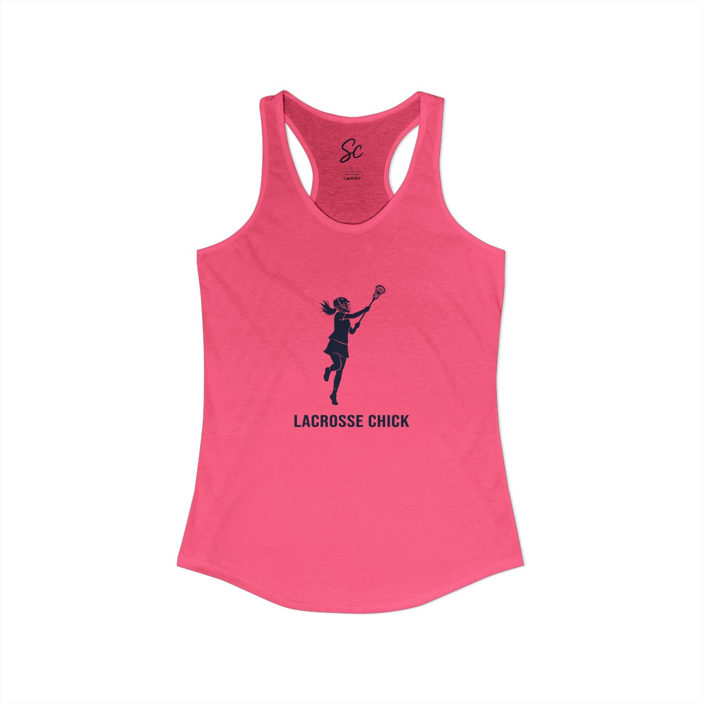 Lacrosse Chick - Lacrosse Racer Back Tank