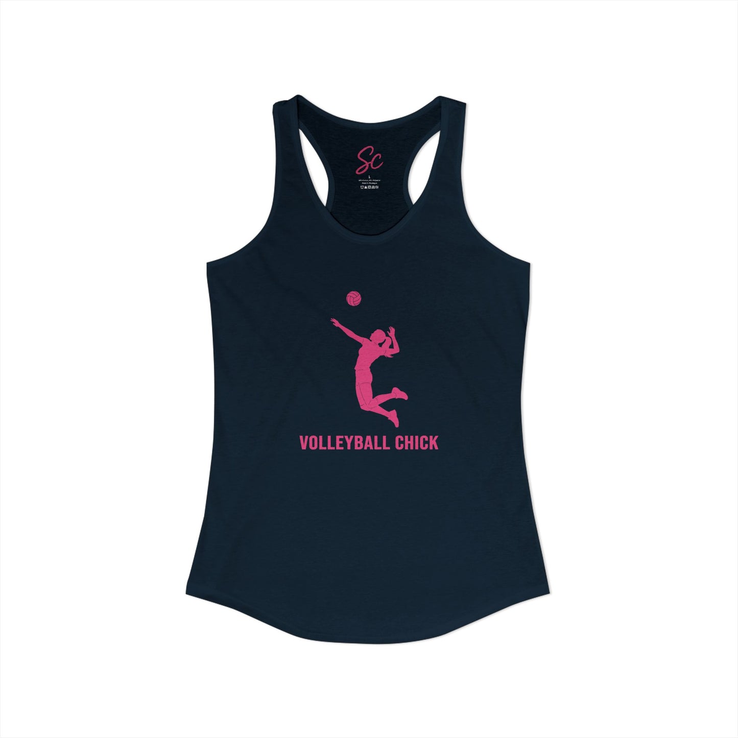 Volleyball Chick - Volleyball Racer Back Tank