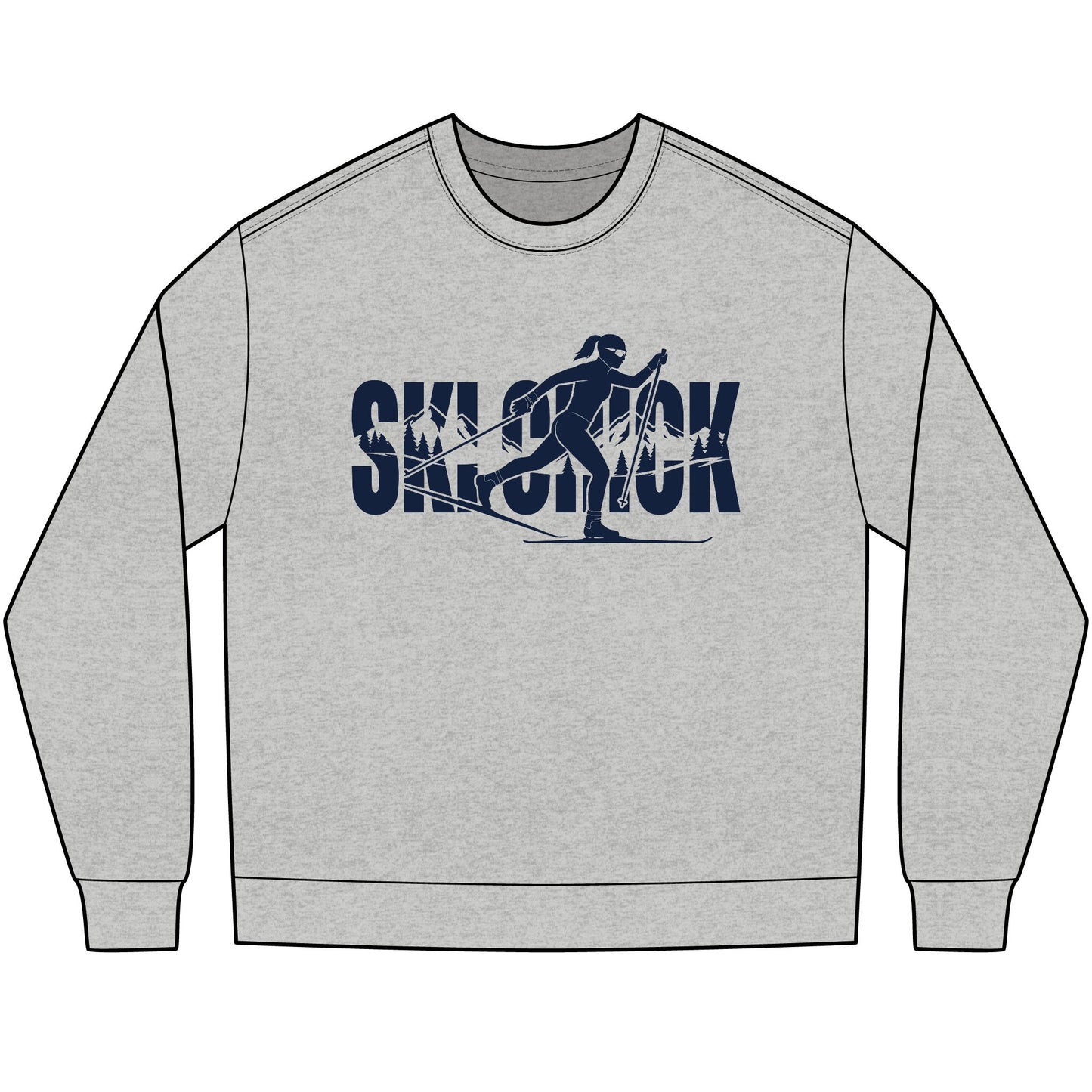 SKI CHICK - Cross Country Ski long sleeve