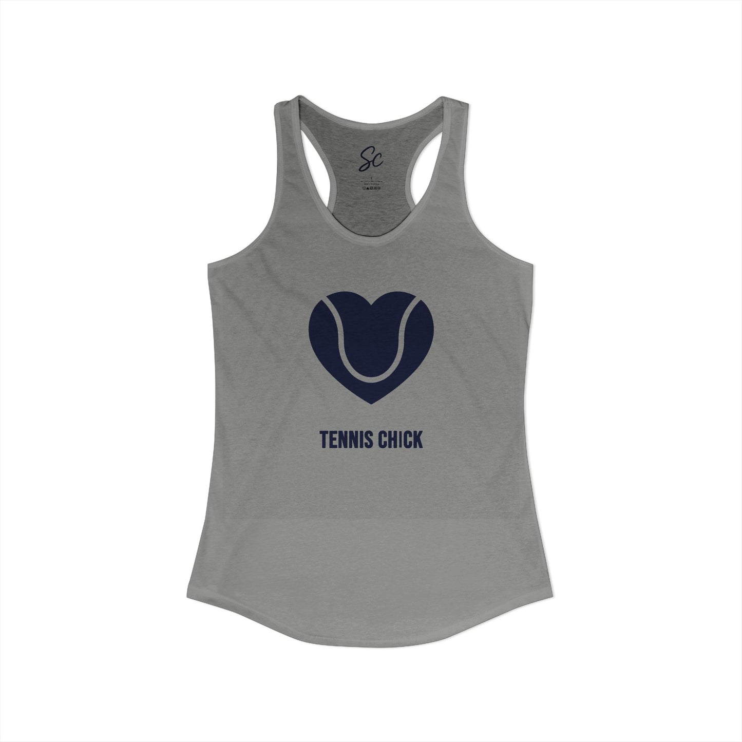 Love - Tennis Racer Back Tank