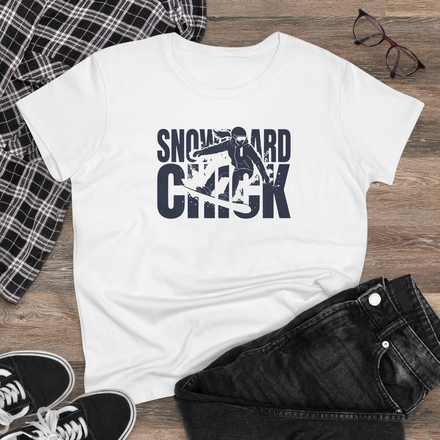 SNOWBOARD CHICK - SNOWBOARD T