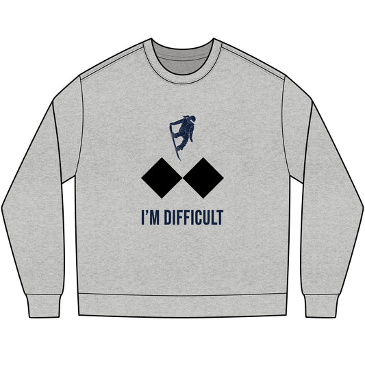 I'M DIFFICULT -  Snowboard long sleeve
