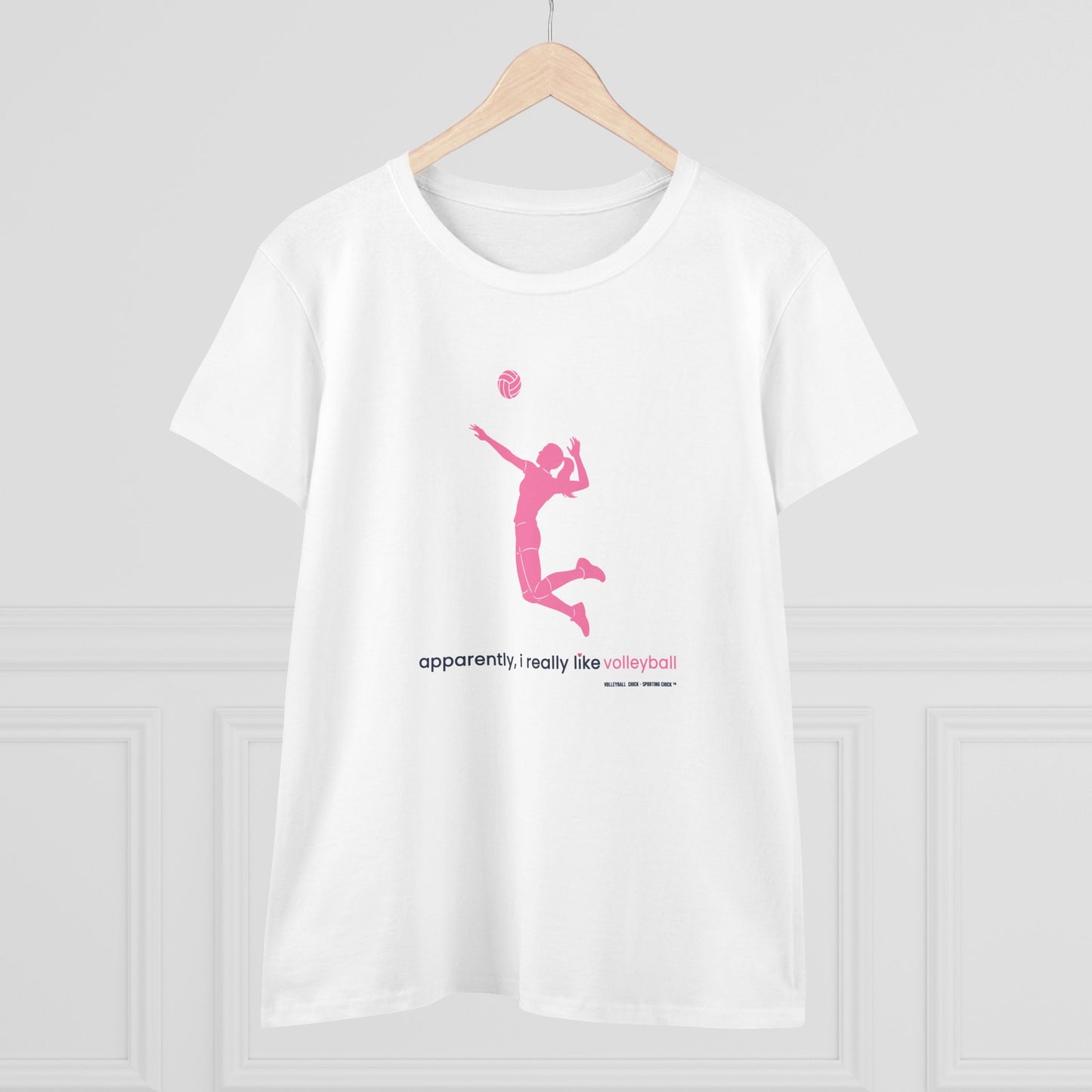 apparently, i really like volleyball (pink)