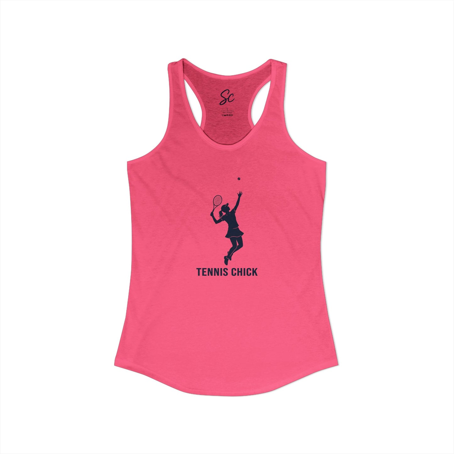 Tennis Chick - Tennis Racer Back Tank