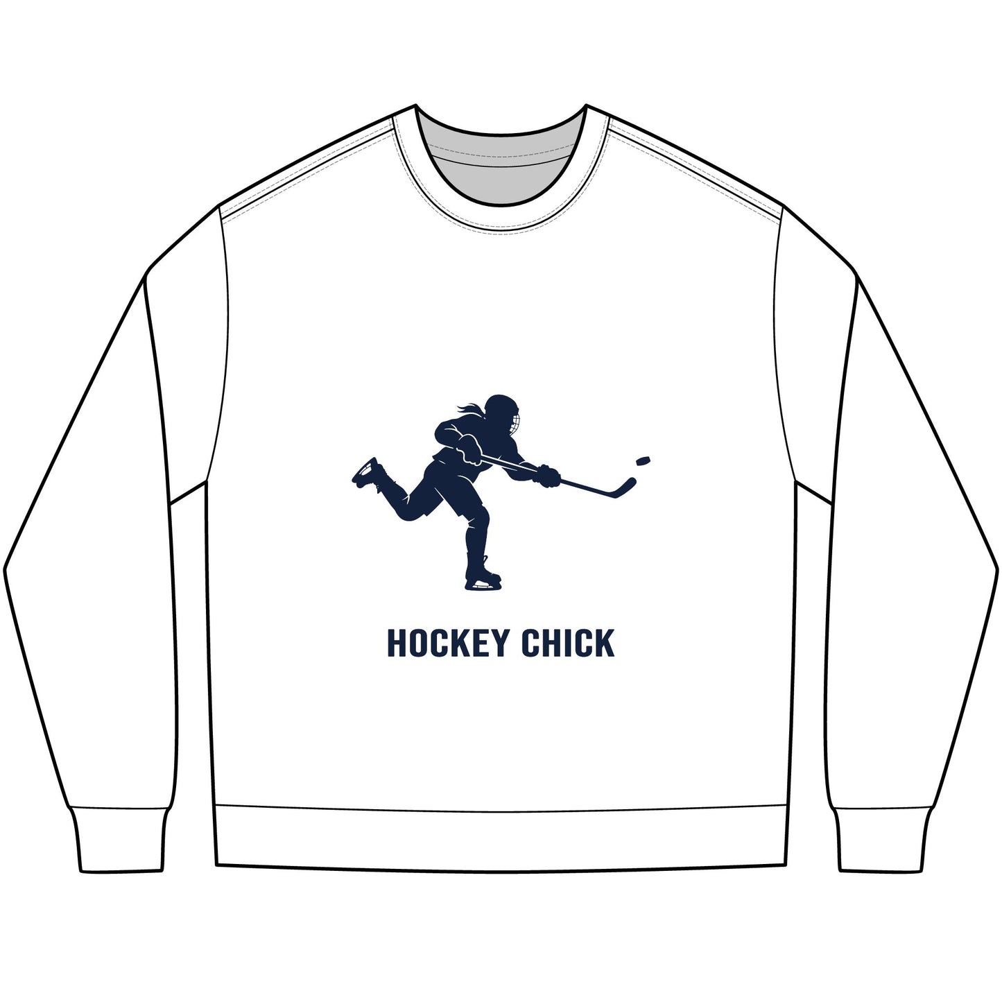 Hockey Chick - long sleeve