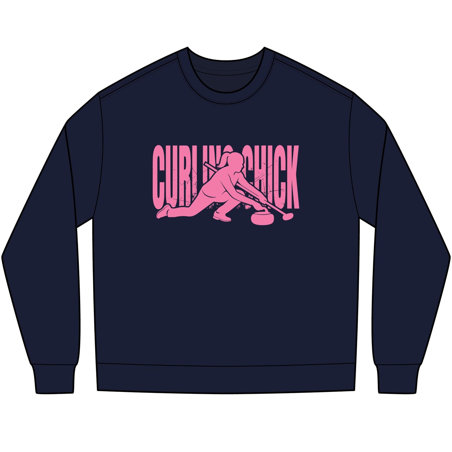 CURLING CHICK - Curling Long Sleeve