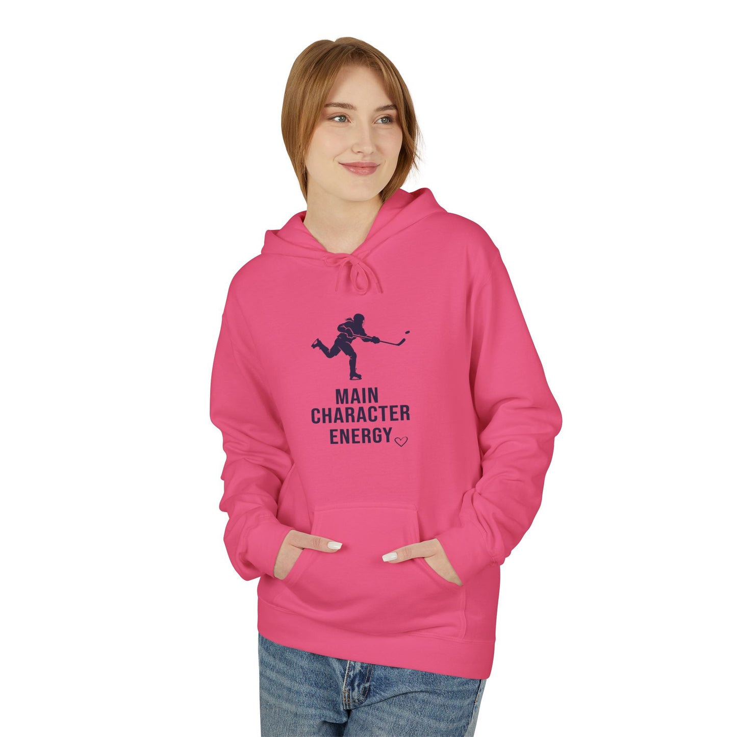 Main Character Energy - Hockey Hoodie