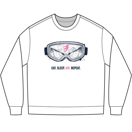 EAT. SLEEP. AIR. REPEAT. - SNOWBOARD Long Sleeve