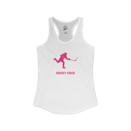 Hockey Chick - Hockey Racer Back Tank
