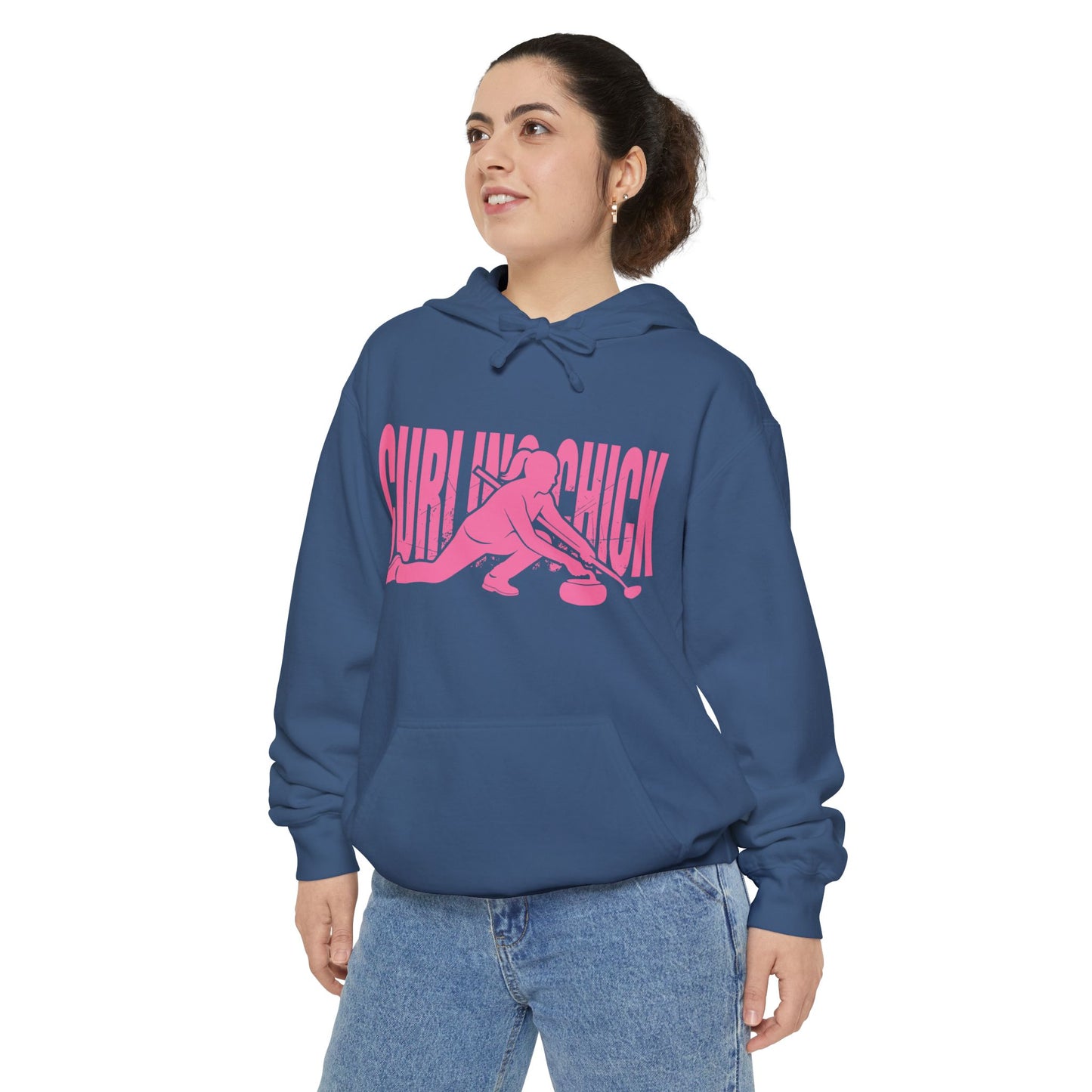 CURLING CHICK - Curling Hoodie