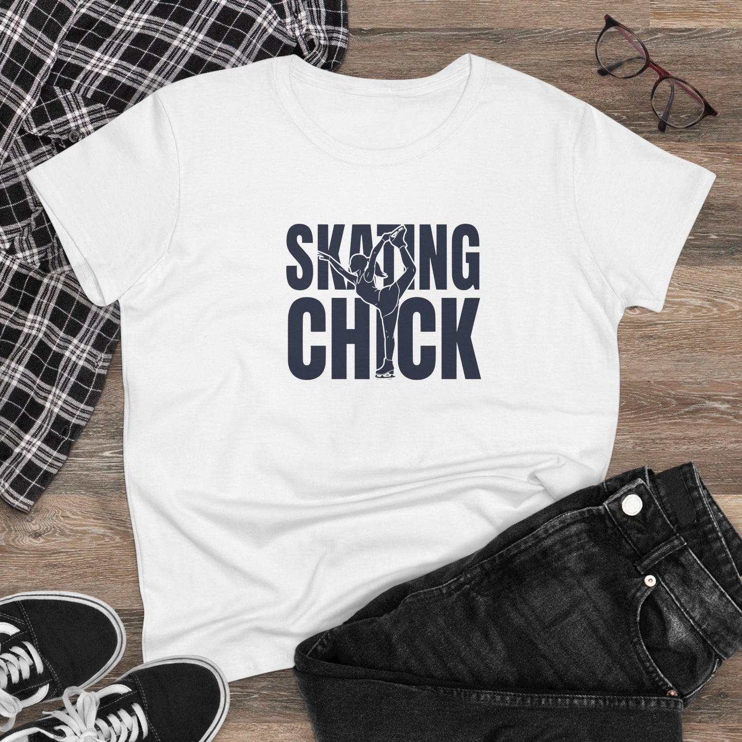 SKATING CHICK - Figure Skater T