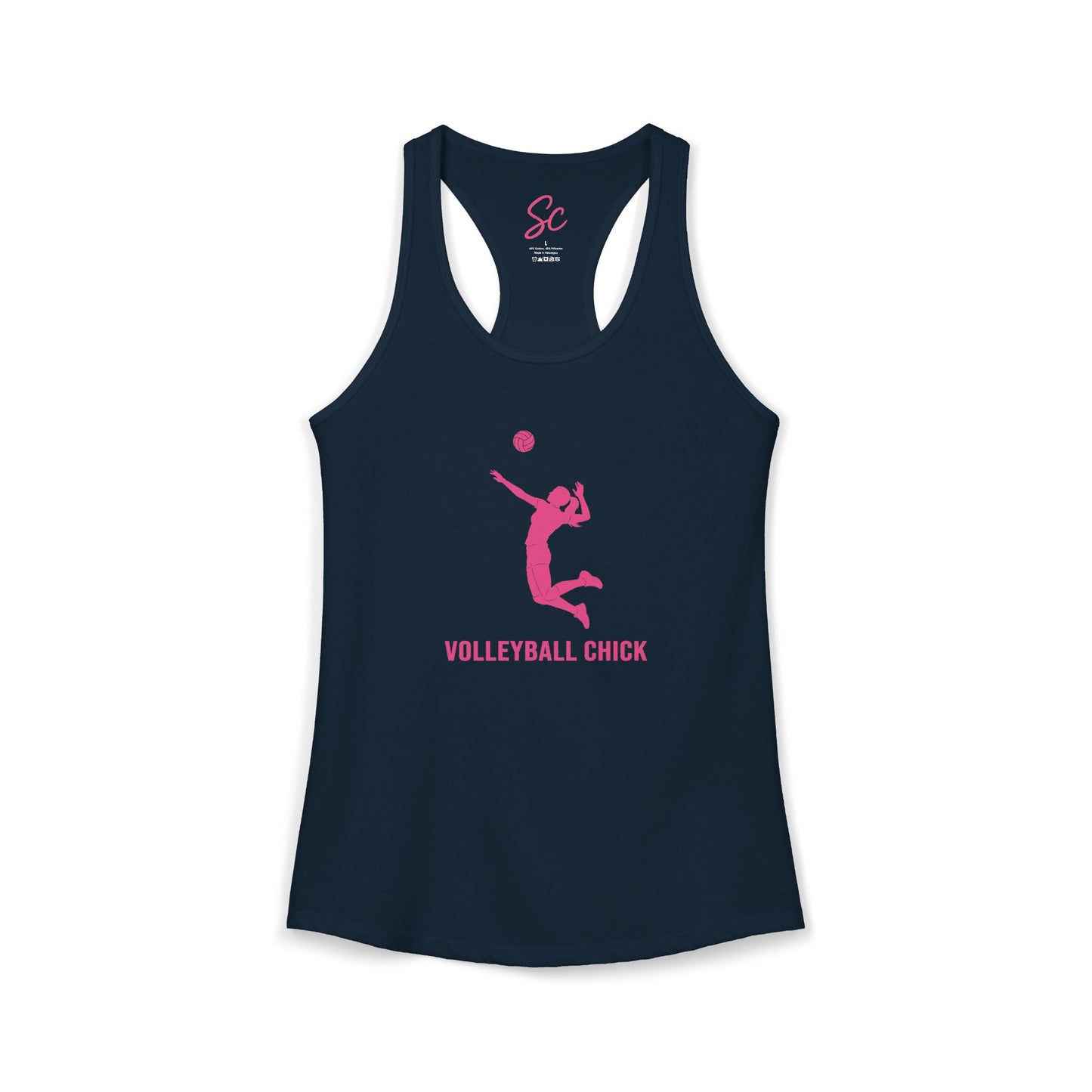 Volleyball Chick - Volleyball Racer Back Tank