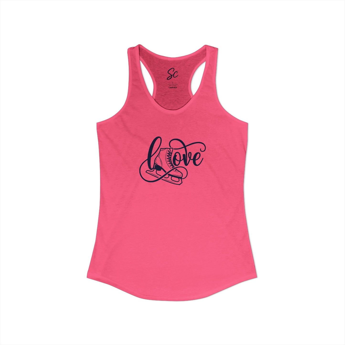 Love - Skating Racer Back Tank