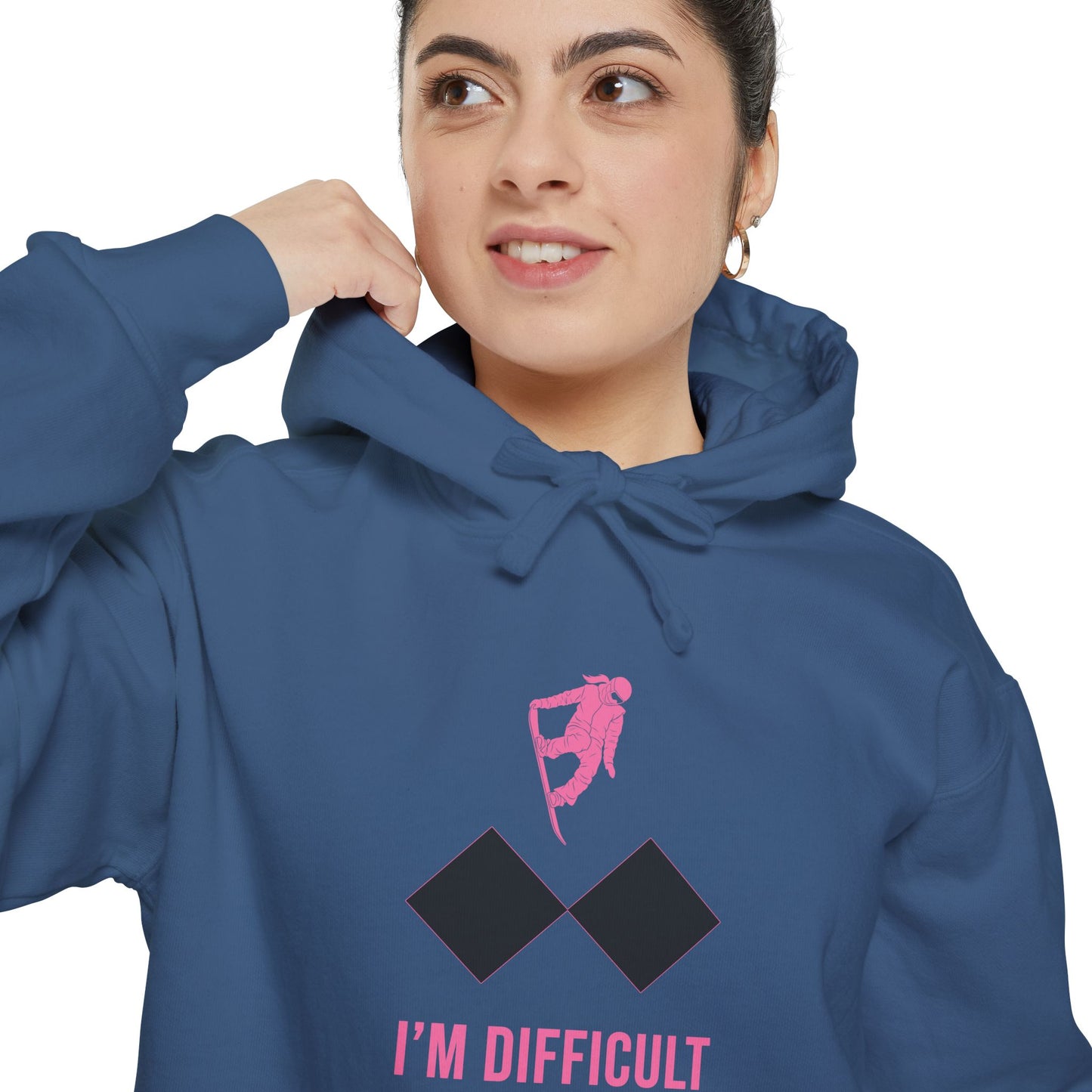 I'M DIFFICULT - Snowboard hoodie