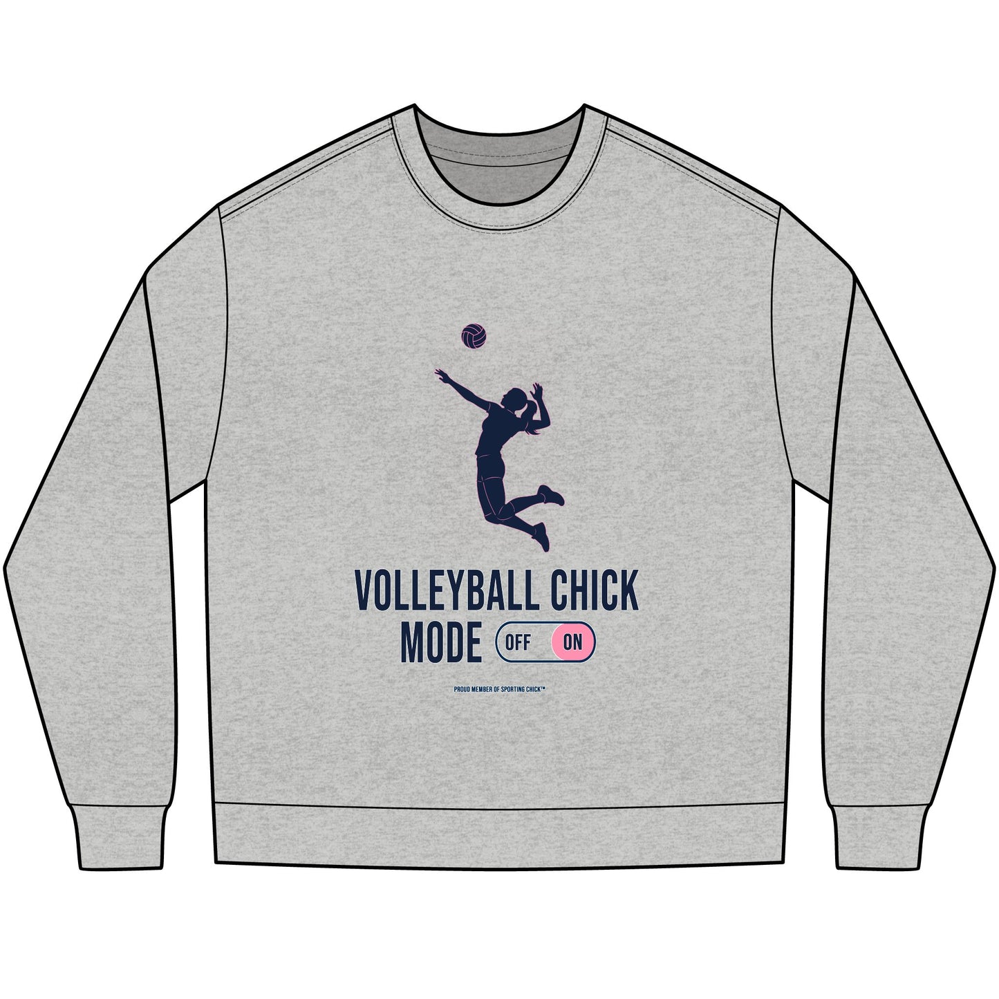 Volleyball Chick Mode - long sleeve