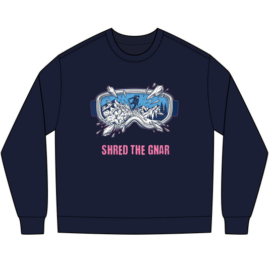 SHRED THE GNAR - Snowboard Long Sleeve