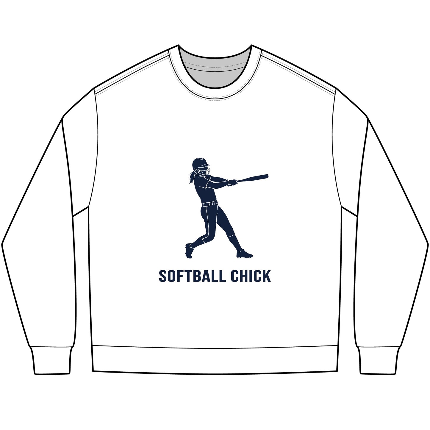 Softball Chick - long sleeve