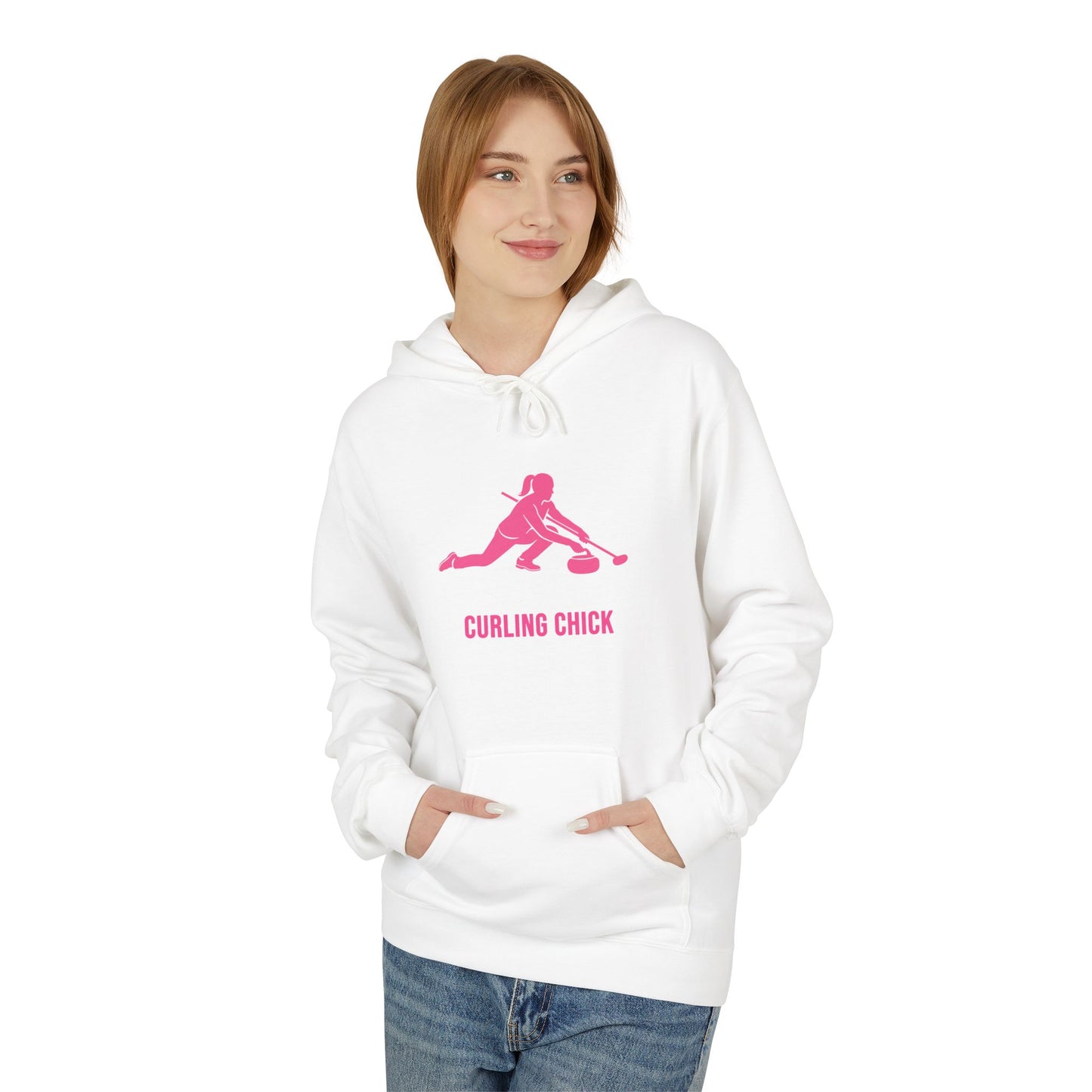 Curling Chick - Cheer Hoodie