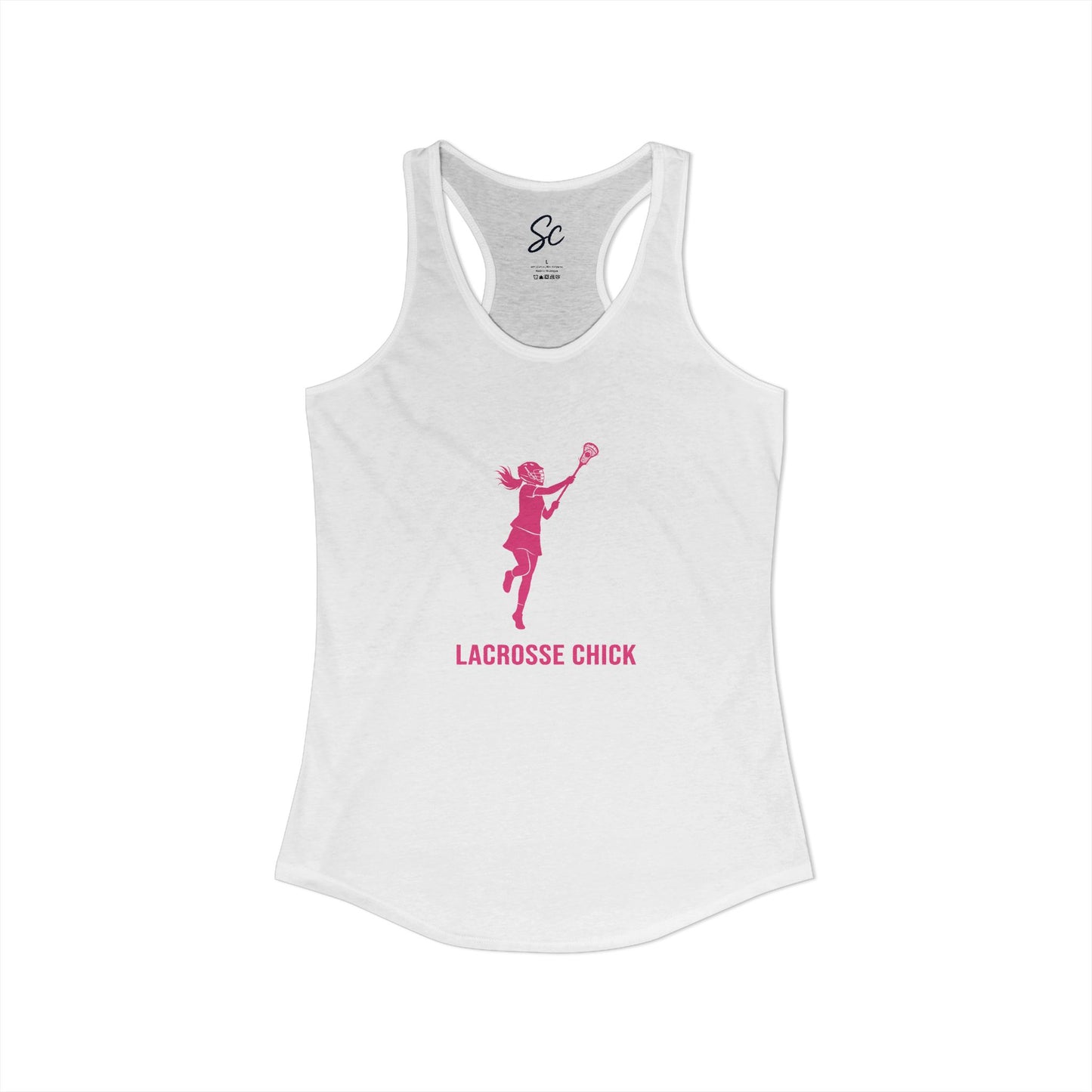 Lacrosse Chick - Lacrosse Racer Back Tank