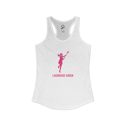 Lacrosse Chick - Lacrosse Racer Back Tank