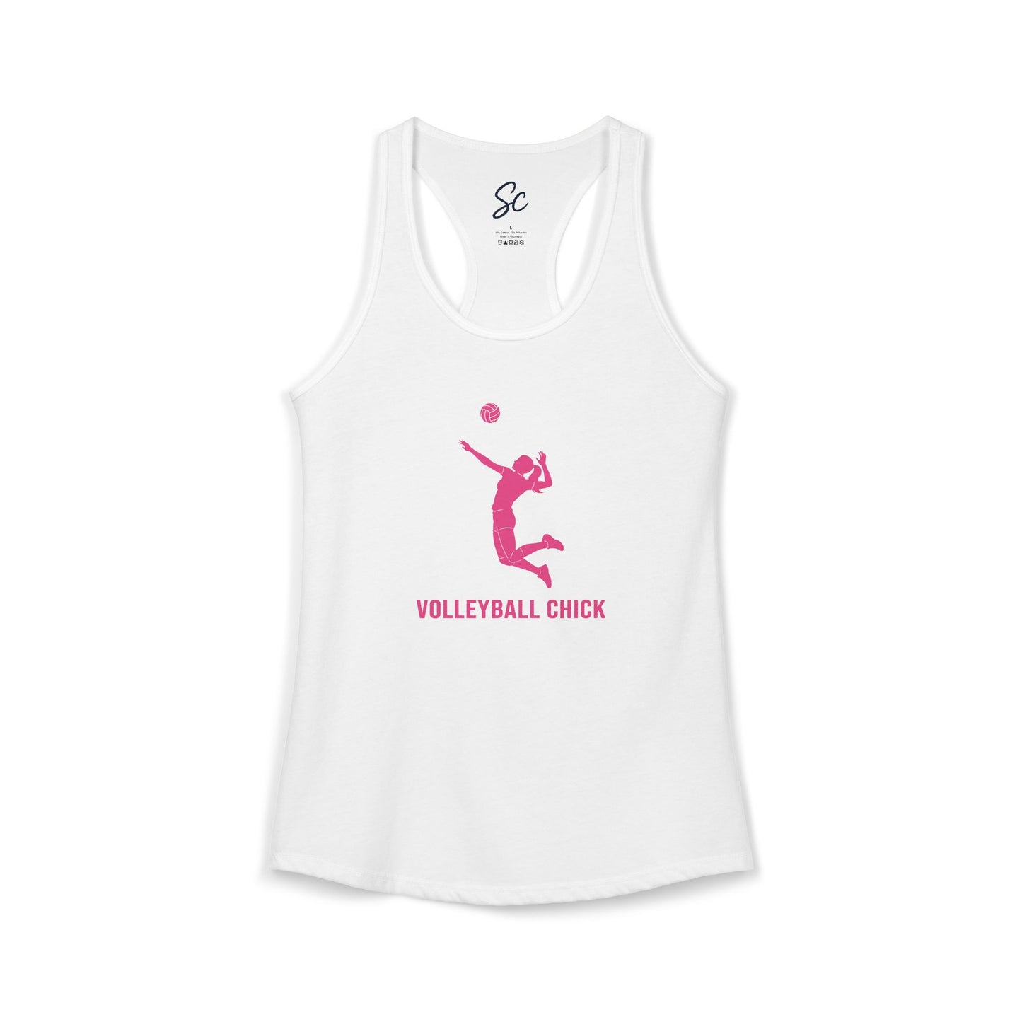 Volleyball Chick - Volleyball Racer Back Tank