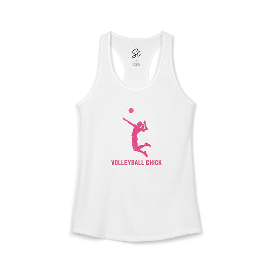 Volleyball Chick - Volleyball Racer Back Tank