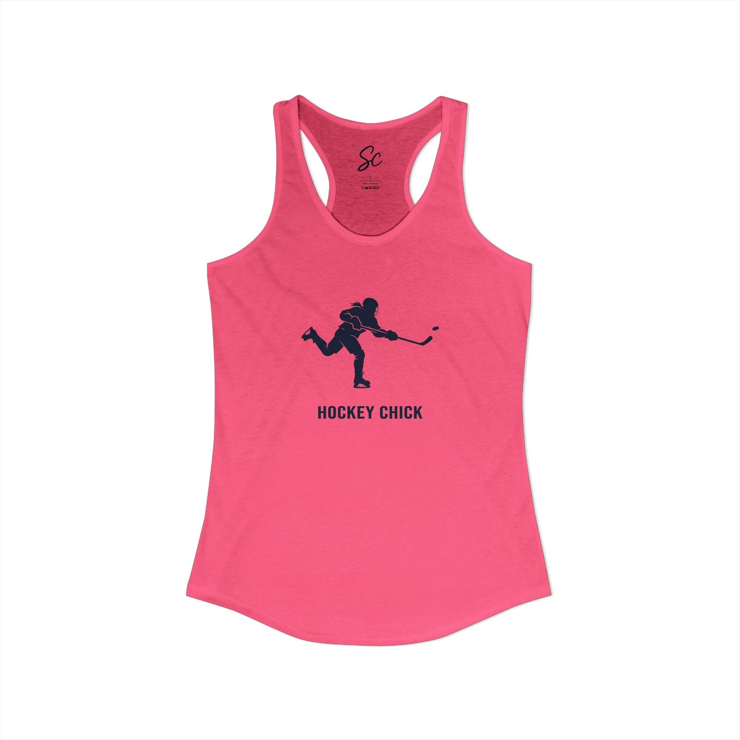 Hockey Chick - Hockey Racer Back Tank