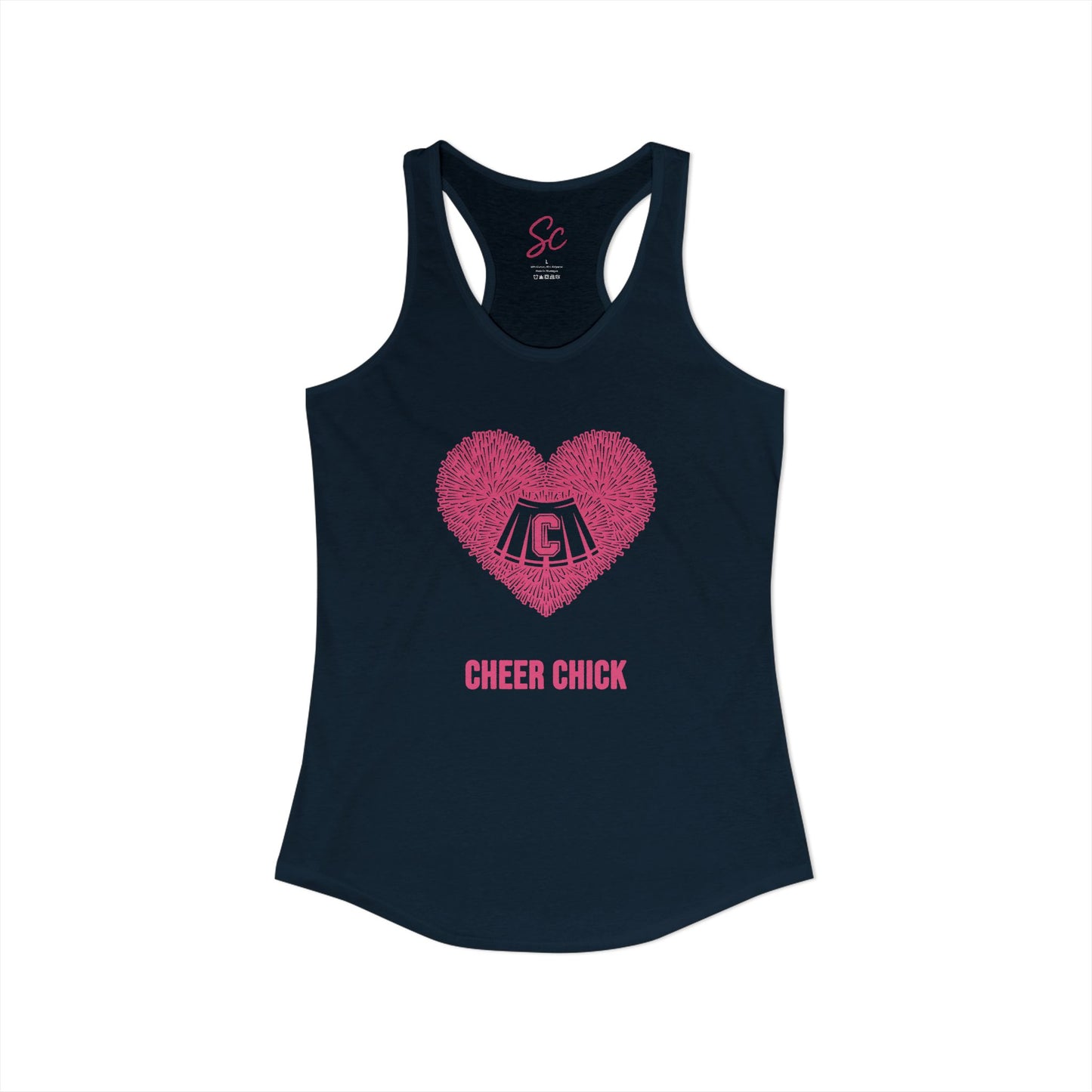 Love - Cheer Racer Back Tank