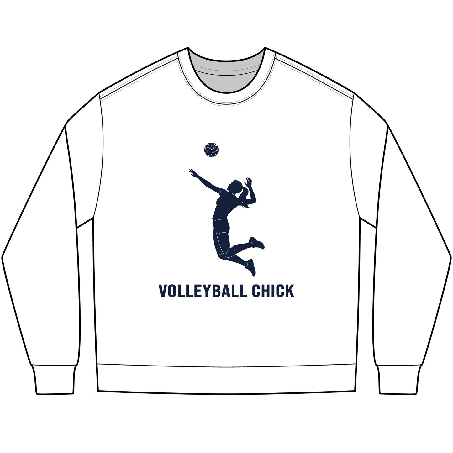 Volleyball Chick - long sleeve