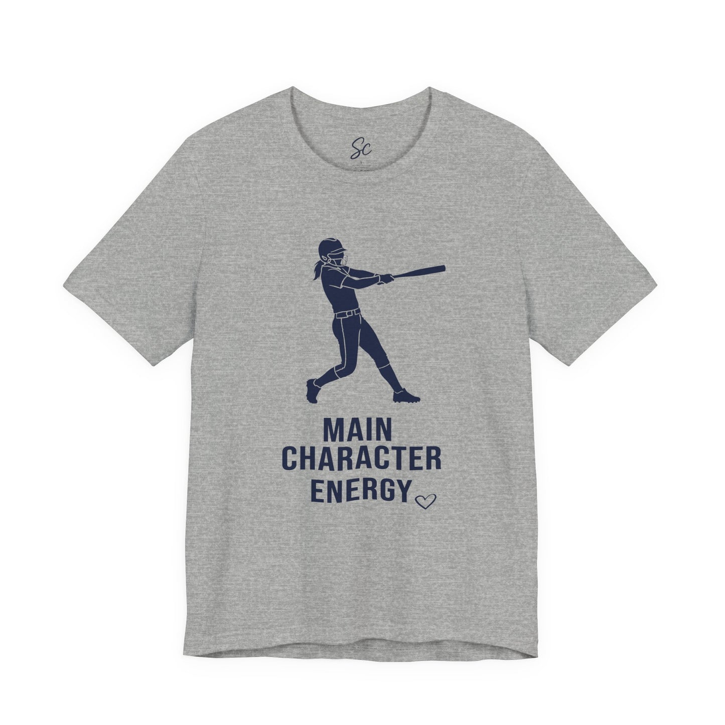 Main Character Energy - Softball T