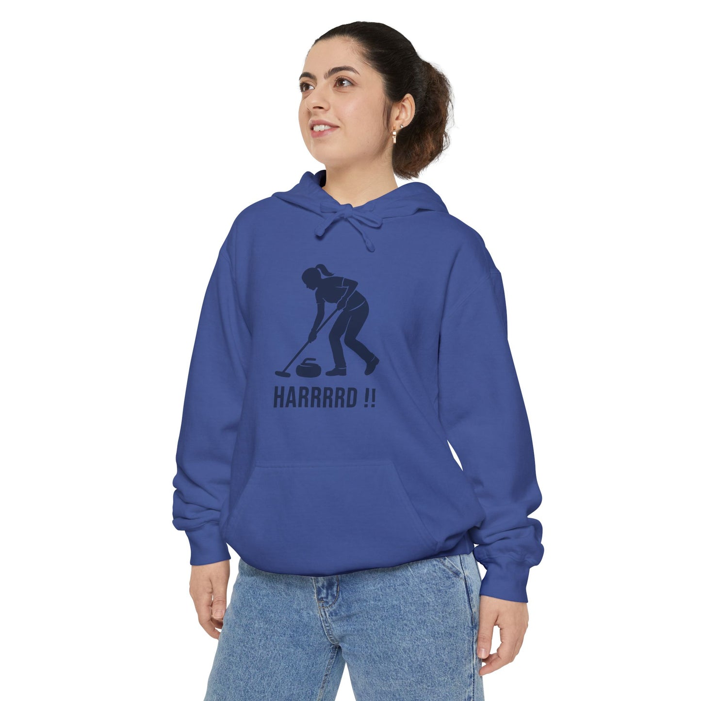 HARRRRD !! - Curling Hoodie