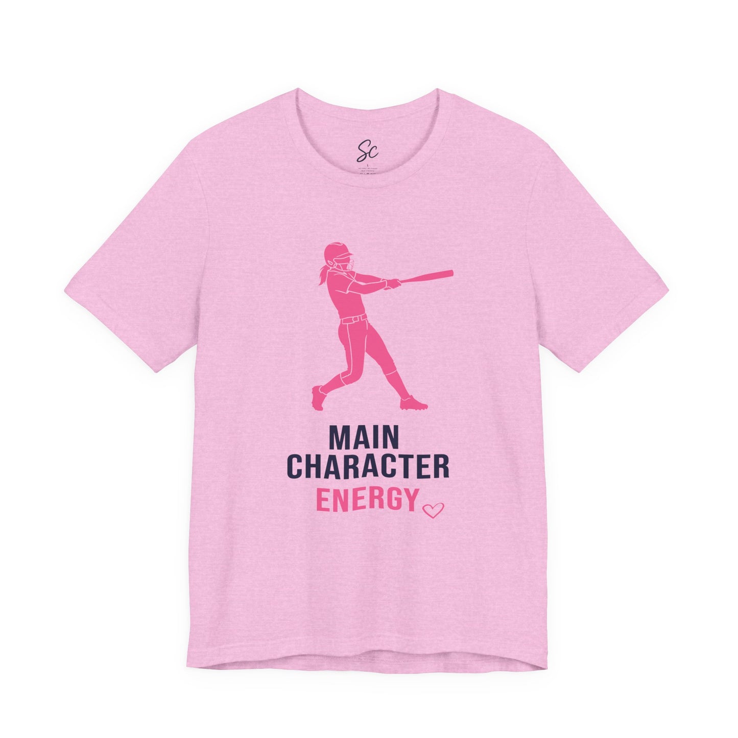 Main Character Energy - Softball T